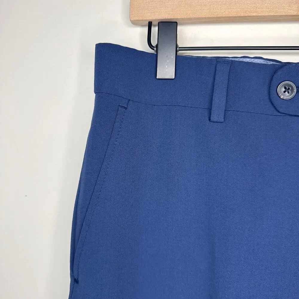 1946 by Ballin Men's Total Comfort Stretch Navy Dress Pants Slack Size 35W x 32L
